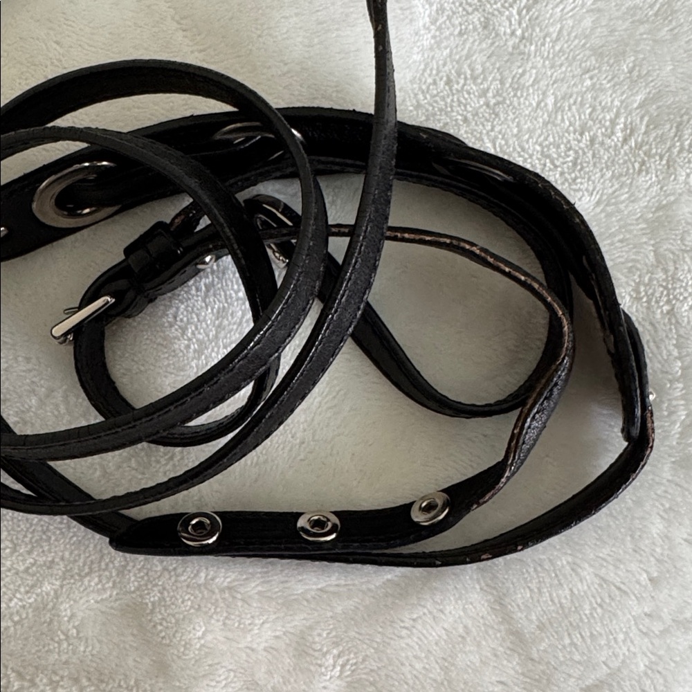 Jimmy Choo Mini Leather Black Silver Star Bag - Picture 4 of 12
